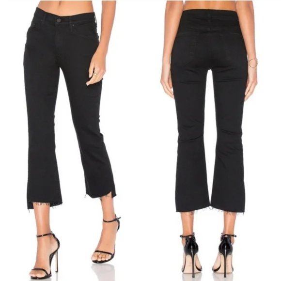 MOTHER Denim - MOTHER Insider Crop Step Fray in Not Guilty Size 30